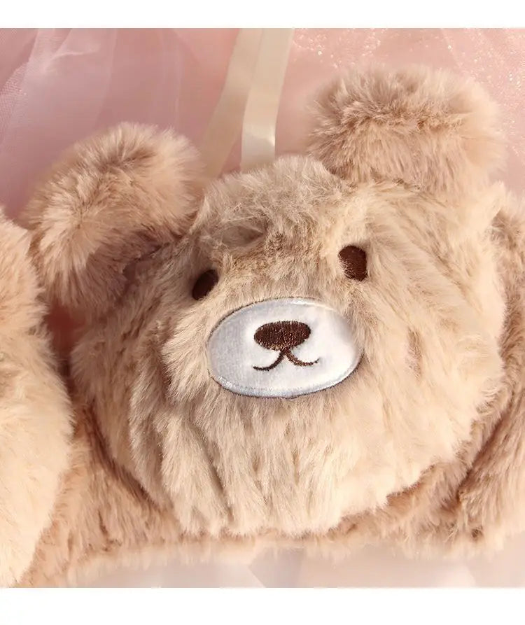 🧸 Miś Staniś™ – Pluszowy stanik Miękki komfort, zimowy urok